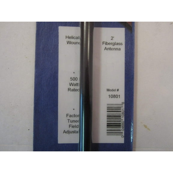 ARIES 10801 2` Foot Fiberglass 500 Watt CB Radio Antenna (BLACK)