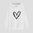 thumbnail image 2 of yievot Women's Pullover Hoodie, Long Sleeve Printed Hooded Sweatshirts for Juniors, Gift Hoodies Blouse Tops for Ladies, 2 of 5
