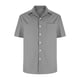 thumbnail image 5 of Mens Manga Corta Botón Abajo Camisas Cuello de Vuelta Color Sólido Casual Blusa, Moda Verano Poliéster, 5 of 9