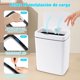 thumbnail image 5 of Bote de Basura Cocina, 18L Cubo De Basura Autom&aacute;tico Con Sensor, Bote de Basura de Pl&aacute;stico Grande USB Rechargeable para Cocina, Oficina, Sala, Retrete, Rec&aacute;mara, 5 of 8