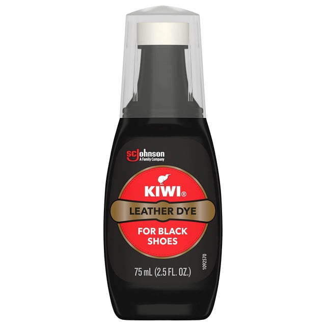Tinte para cuero SC Johnson KIWI negro 75 ml con esponja
