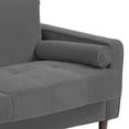 thumbnail image 5 of UIXE 62'' Loveseat Sofa for Living Room Indoor 2-seater Sofa Small Couch for Bedroom Office, Gray, 5 of 5