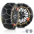 thumbnail image 1 of Auto Tightening Snow Chains Mesh Anti-slip Traction Wheel Chains, 1 of 7