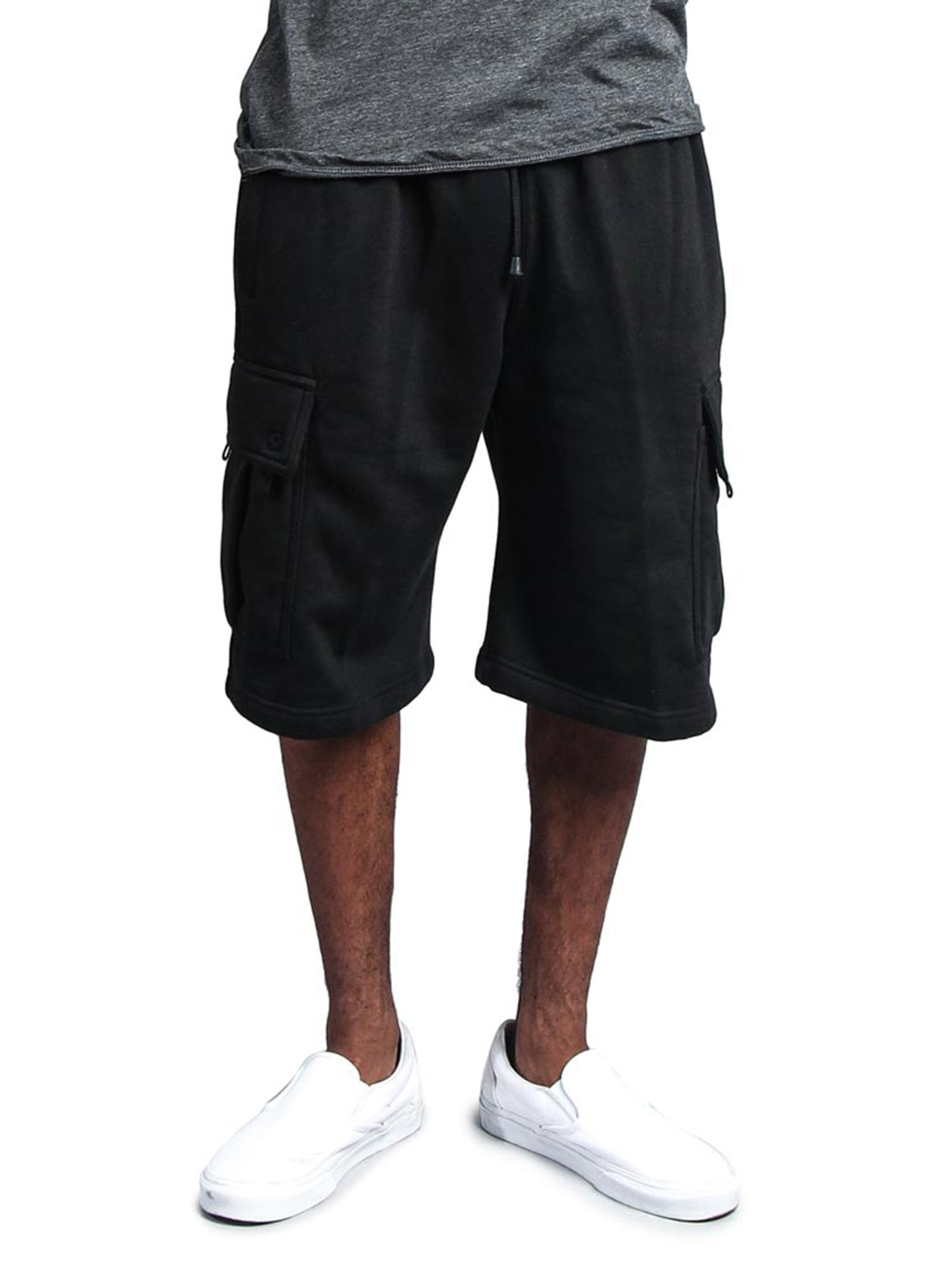 Fleece cargo sweat shorts sales
