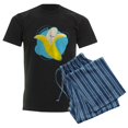 thumbnail image 6 of CafePress - Apeeling Men's Dark Pajamas - Men's Dark Loose Fit Cotton Pajama Set, 6 of 7