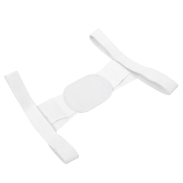 Soft Light Weight Posture Corrector, Shoulder Support, Driver Sedentary For Student Office Worker White S