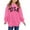 Pink, variant on WUXIAN Toddler USA Printed Crew Neck Long Sleeved Girls Sweatshirt Pullover Cozy Streetwear
