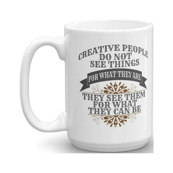 Art Saying Awesome Stylish Typography Coffee & Tea Gift Mug (15oz)