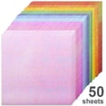 thumbnail image 5 of Glitter Paper, 50 Sheets Colored Cardstock Sparkly Paper Premium Craft Cardstock for DIY Puncher Gift Box Wrapping Birthday Party Decor Scrapbook, 10 Colors, 9.84" x 9.84", 5 of 10