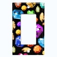 thumbnail image 5 of Metal Light Switch Plate Cover Colorful Multi-Shape Jewels DIA002, 5 of 13