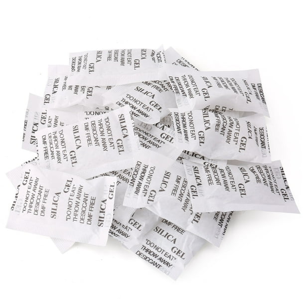 fondo Cumplimiento a Decimal LotFancy 60 Packs 3Gram Silica Gel Packets, Indicating Desiccant Packets -  Walmart.com