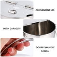 thumbnail image 5 of 1pc Stainless Steel Ice Bucket with Portable Handle and Lid for Home Bar, 5 of 6