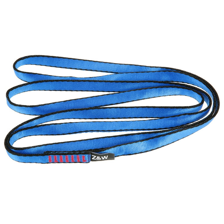 23KN 16mm 120cm3.9ft Rope Runner Webbing Sling Flat Strap Belt for