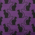 thumbnail image 2 of Simply Daisy 20" x 20" Spooky Cats Decorative Throw Pillow, Amethyst, 2 of 4