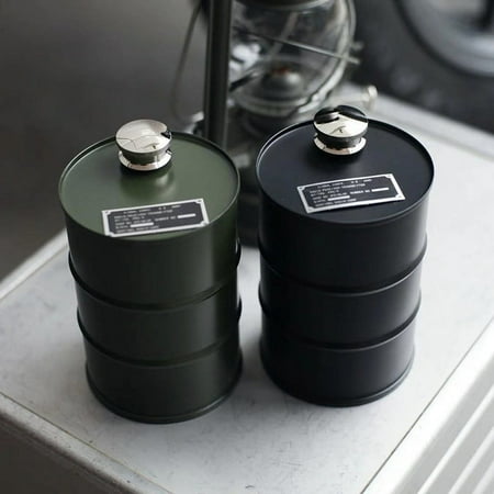 

HYYANGUWENTI Green British JFEIBLUE Military Style Oil Pot 750ml for Outdoor Camping - Coal Oil Lamp Horse Lamp Oil Bottle - 3-in-1 Camping Kitchenware Tableware Container Cutting