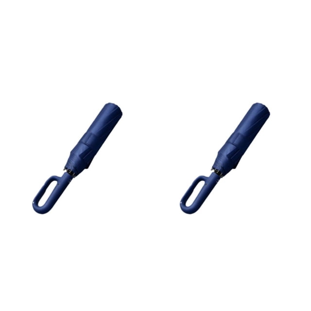 Wosthever Fuerte 125 CM reforzado 10 doble hueso Brolly paraguas automático portátil a prueba de sol paraguas plegable con cierre grande Type3 NO3