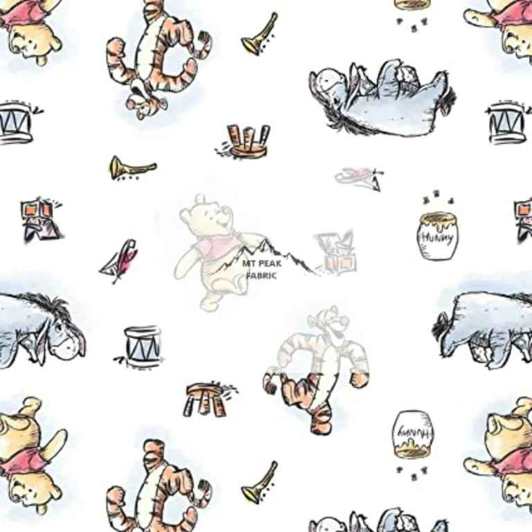 Disney Pooh and Friends Cotton Fabric