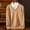 Khaki, variant on Dxzfnsa Pullover Sweater for Men Men's Fashionable Solid Color Pullovers V-neck Knitted Sweaters Casual Long Sleeved Slim Sweaters Fall Winter Trendy Sweaters