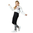 thumbnail image 3 of PatPat Girls Cropped Hoodies Plaid Sweatshirts and Legging Pants Set for Toddler and Big Girls Size 4-12, 3 of 8