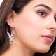 thumbnail image 4 of Fiudx Liquidación De Joyas Pendientes De Piel Sintética De Pascua Para Mujer Con forma De Lágrima Y Ligeros, 4 of 5