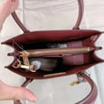 thumbnail image 6 of Michael Kors 35S1Gm9M2B Mercer Medium Logo And Leather Accordion Crossbody Bag Merlot, 6 of 6