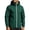 Green, variant on Men's Streamlined Seam Hooded Hard Shell Rain Jacket Waterproof Hidden Diagonal Zipper Pockets Adjustable Hood Commute Coat Windbreaker Jackets for Men Red M