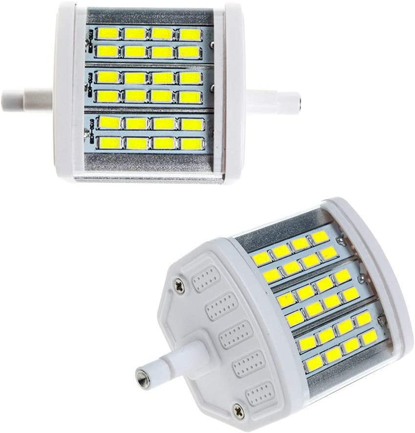 10W R7S LED Bulbs 78mm Non-Dimmable (2 Pack) 100W Equivalent J Type R7s Floodlight, Daylight White 6000K 900 Lumen 24 Double Ended J78 LED Light Bulb, AC 85-265V - Walmart.com