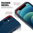 thumbnail image 5 of PeakDrop for iPhone 12/12 Pro Case with Glass Screen Protector, Clear Full-Body Heavy Duty Protective Cover (Navy Blue), 5 of 9