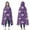 Purple Fairy Unicorn, variant on Wearable Blanket,Purple Fairy Unicorn Pattern Hooded Wearable Flannel Blanket for Adults & Teens,Winter Poncho Shawl Wrap Cape Cozy Anti-Pill,60"x80"