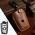 thumbnail image 1 of BUYISI Handwork Leather Car Remote Key Fob Cover Case Holder For Bmw 1 3 4 5 7 Series, 1 of 6