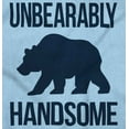 thumbnail image 6 of Unbearably Handsome Funny Bear Pun Bodysuit Jumper Boys Infant Baby Brisco Brands 6M, 6 of 7