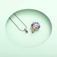 thumbnail image 7 of Cremation Jewelry Love Heart Urn Ashes Necklace for Women Rose Flower Crystals Ash Loved One Memorial Pendant, 7 of 7