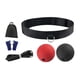 thumbnail image 2 of Juego de diadema con pelota de reflejo de boxeo, equipo de boxeo MMA, pelota de boxeo con cuerda Rojo y negro, 2 of 9
