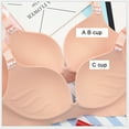 thumbnail image 4 of Women Floral Push Up Seamless Bra Sexy Lingerie Flower Print Gathered Bras, 4 of 6