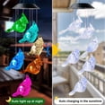 thumbnail image 4 of Viento Led Solar Bombilla En Forma De Animal Colorido Lámpara De Carillón De Viento Colgante Para Decoración De Jardín Al Aire Libre Sweethay HA043829-02, 4 of 6