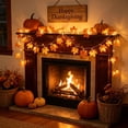 thumbnail image 6 of ShaoXinWan LED Maple Leaf Light String, Five Color Warm White Thanksgiving Christmas Decoration Lights, Iron Autumn Fall Fairy Lights for Party Tree Mantel Indoor Decor, 6 of 6