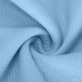 thumbnail image 4 of IYTR Men's Round Neck Sweatshirt Solid Color Long Sleeve Zipper Pullover Sweatshirt Loose Fashion Casual Sweater Light Blue M, 4 of 6