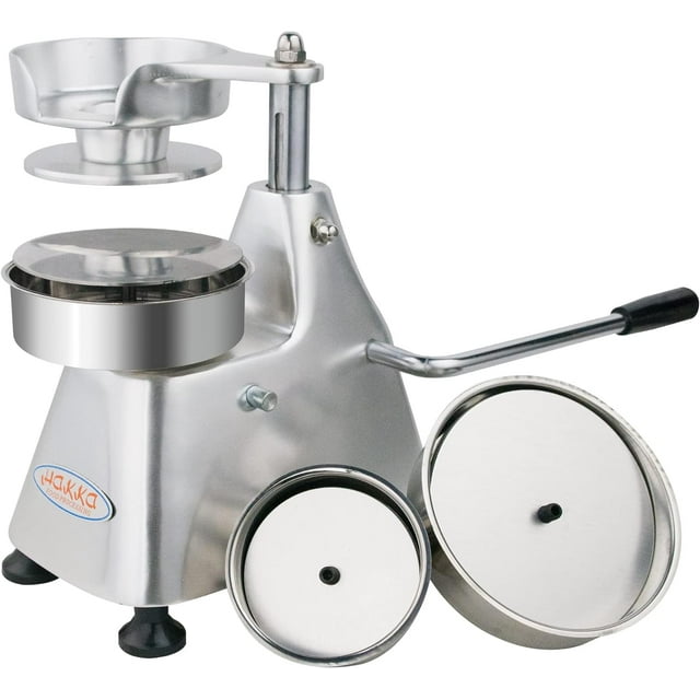 Hakka Burger Press Patty Maker Meat Press Machine with 4" 5" 6" Removable Head