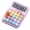 Purple, variant on Handheld Mechanical Button Calculator Desk Calculator for Office Home School Yellow