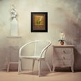 thumbnail image 4 of Pinto, Patricia 12x14 Black Modern Framed Museum Art Print Titled - Calla Lily with Arabesque II, 4 of 5