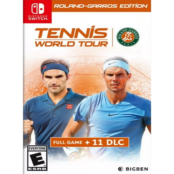 Restored Tennis World Tour Roland-Garros Edition (Nintendo Switch, 2019) Video Game (Refurbished)