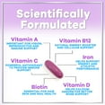 thumbnail image 3 of Multivitamin For Women - Complete Daily Woman's Multivitamins with Biotin, Calcium, Folic Acid, Iron, Zinc, Vitamin A, C, D, E & B Vitamins, Women's Hair Skin and Nails Supplements - 120 Softgels, 3 of 9