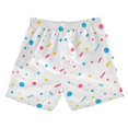thumbnail image 7 of FORMRS Boys Swim Trunks Quick Dry Mesh Liner Boardshorts Sizes XS-XL, White Retro Pattern, 7 of 7