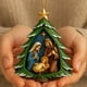 thumbnail image 3 of Adorno Navideño para Árbol de Navidad | María, José, Niño Jesús | Estrella Dorada | Decoración Navideña | Recuerdo | Colgante ×1, 3 of 4