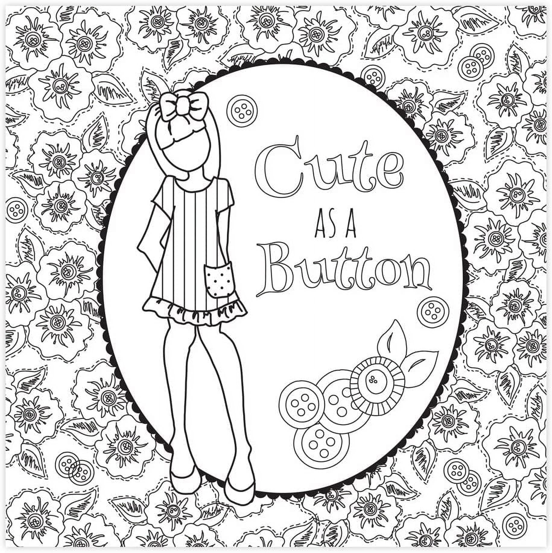 Julie Nutting watercolor paper Coloring Book