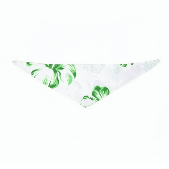 Hawaiian Line Dog Bandana by Push Pushi - White - X-Large
