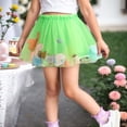 thumbnail image 2 of XAOFW Girl's Skirts Toddler Kids Baby Dancewear Flowers Prints Mesh Ballet Tutu Skirt Evening Party Cozy Skirts, 2 of 4
