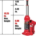 thumbnail image 3 of Big Red 2 Ton Hydraulic Welded Bottle Jack for Car Lift Repair ,Red,W902R, 3 of 5
