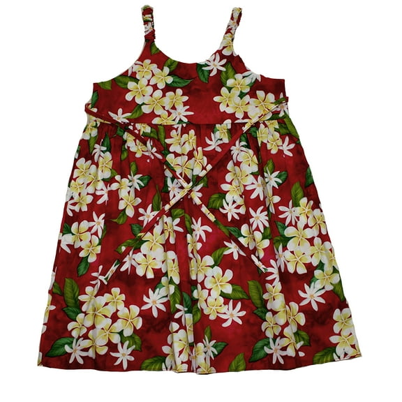 Girls Hawaii Style Sun Dress, 100% Cotton. Made in Hawaii. Size 7/8