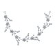 thumbnail image 1 of Silver ZirconWedding Hair Flower Flower Wedding Hair Accessory Wedding Hair Accessory Rhinestone Bridal Headwear for Women and Girls, 1 of 5